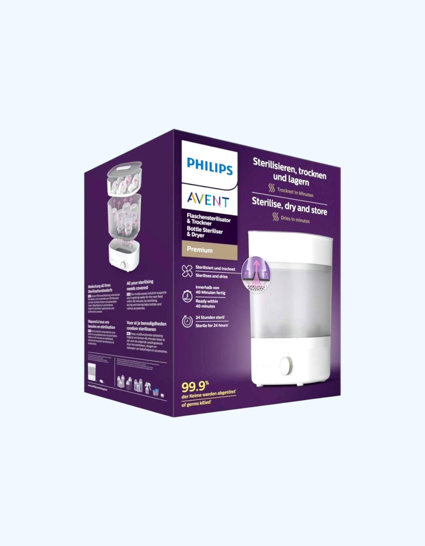 Avent Стерилизатор детских бутылочек и пустышек Premium
