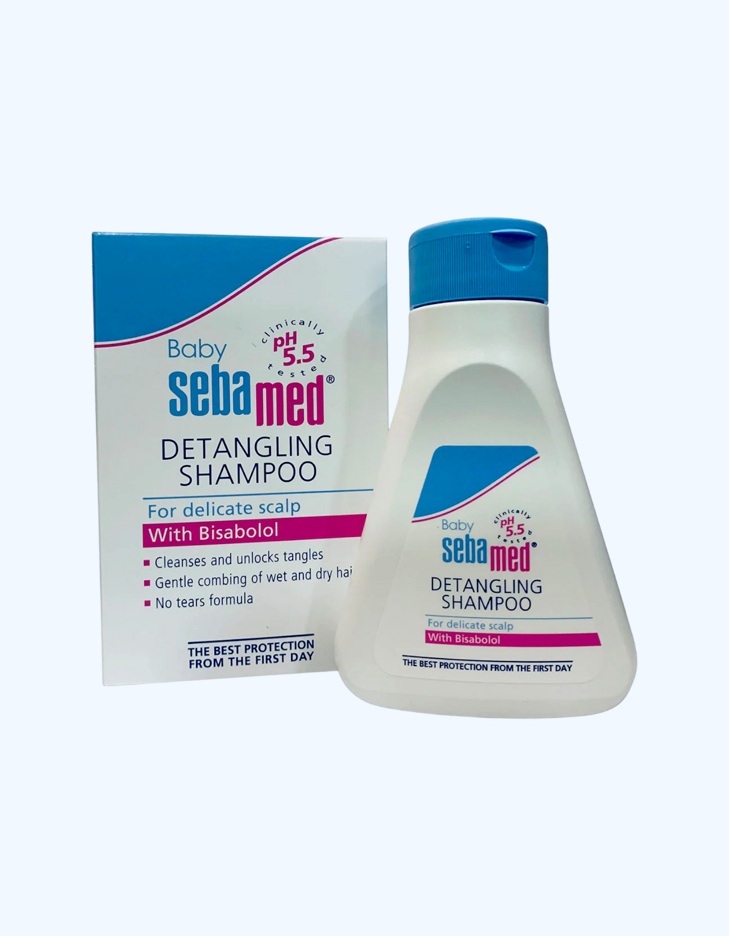 Chiqib ketgan sochlar uchun Sebamed Baby shampuni, 150 ml