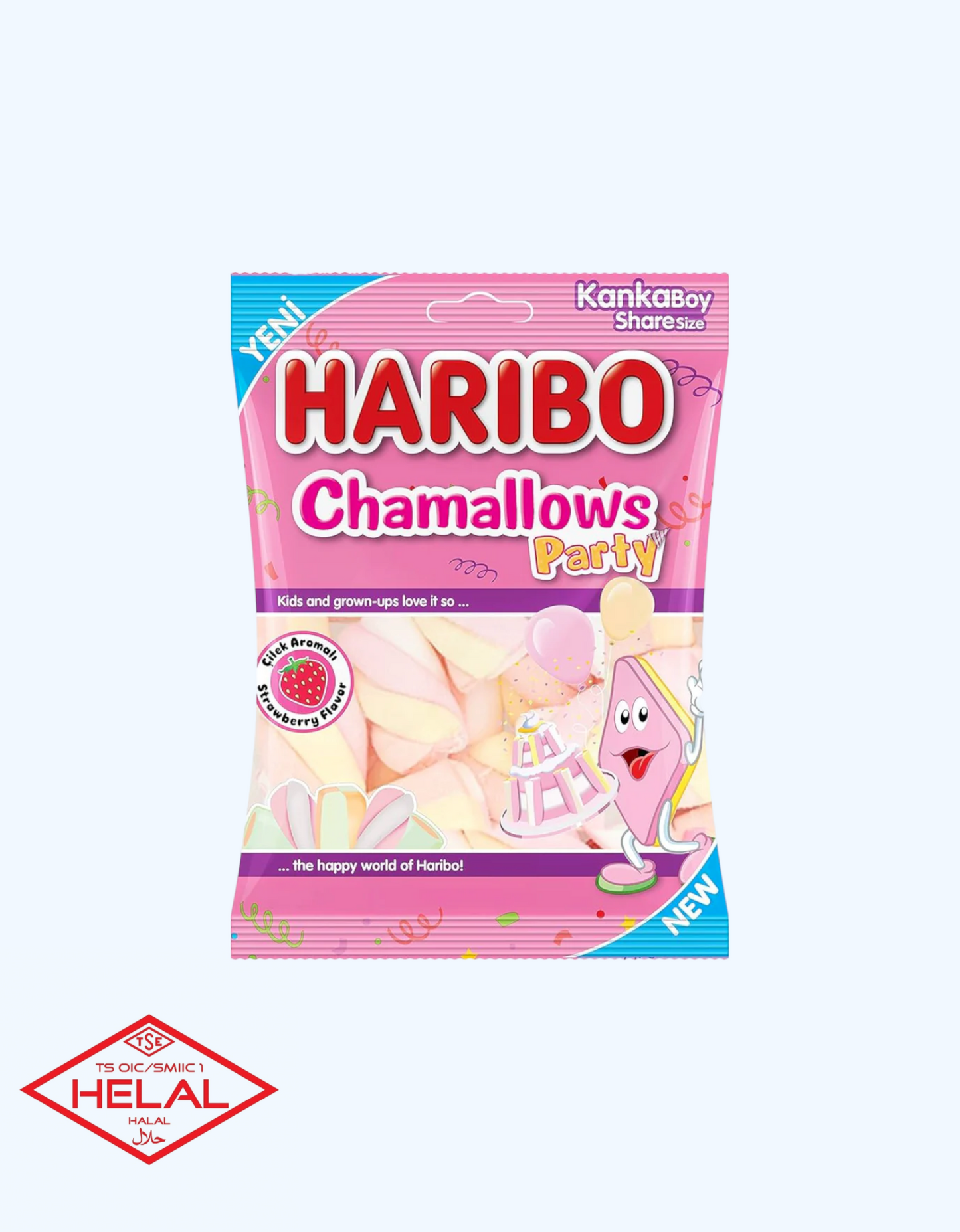 Haribo Chamallows "Party" partiyasi, 70/150 g