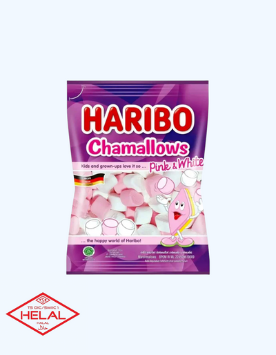 Haribo Chamallows "Pushti va oq" pushti va oq, 70/150 g