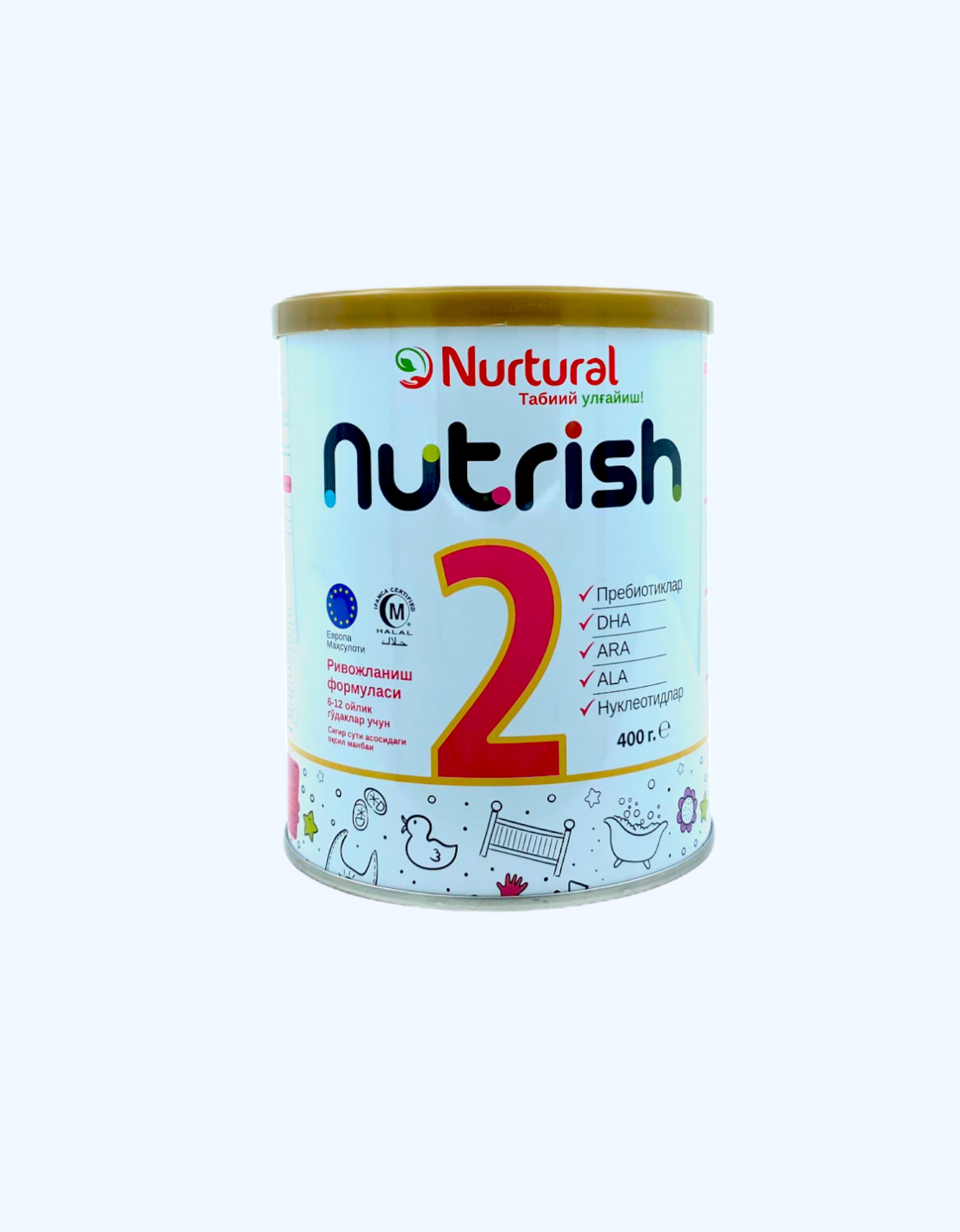 Детская смесь Nutrish 2, 6-12 мес., 400 г