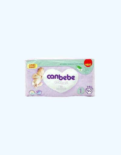 Canbebe Подгузники, NB, 2-5 кг, 40 шт