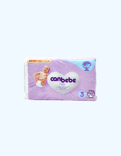 Canbebe Подгузники, M, 4-9 кг, 70 шт