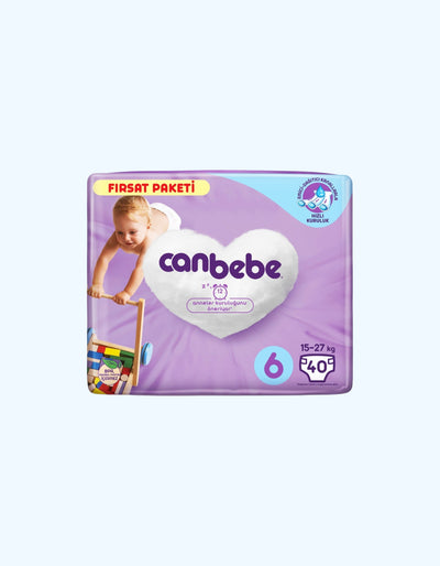 Canbebe Подгузники, XXL, 15-27 кг, 40 шт