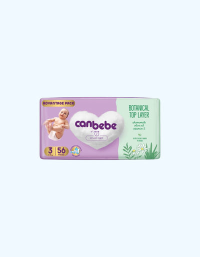 Canbebe Подгузники, M, 4-9 кг, 56 шт