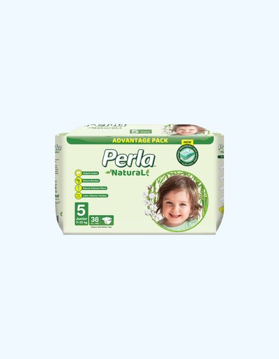 Perla Natural 5 Подгузники, Junior, 11-25 кг, 38 шт