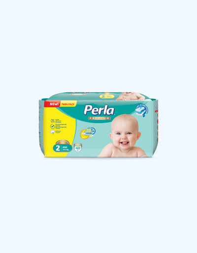 Perla Premium 2 Подгузники, Twin Mini, 3-6 кг, 40 шт