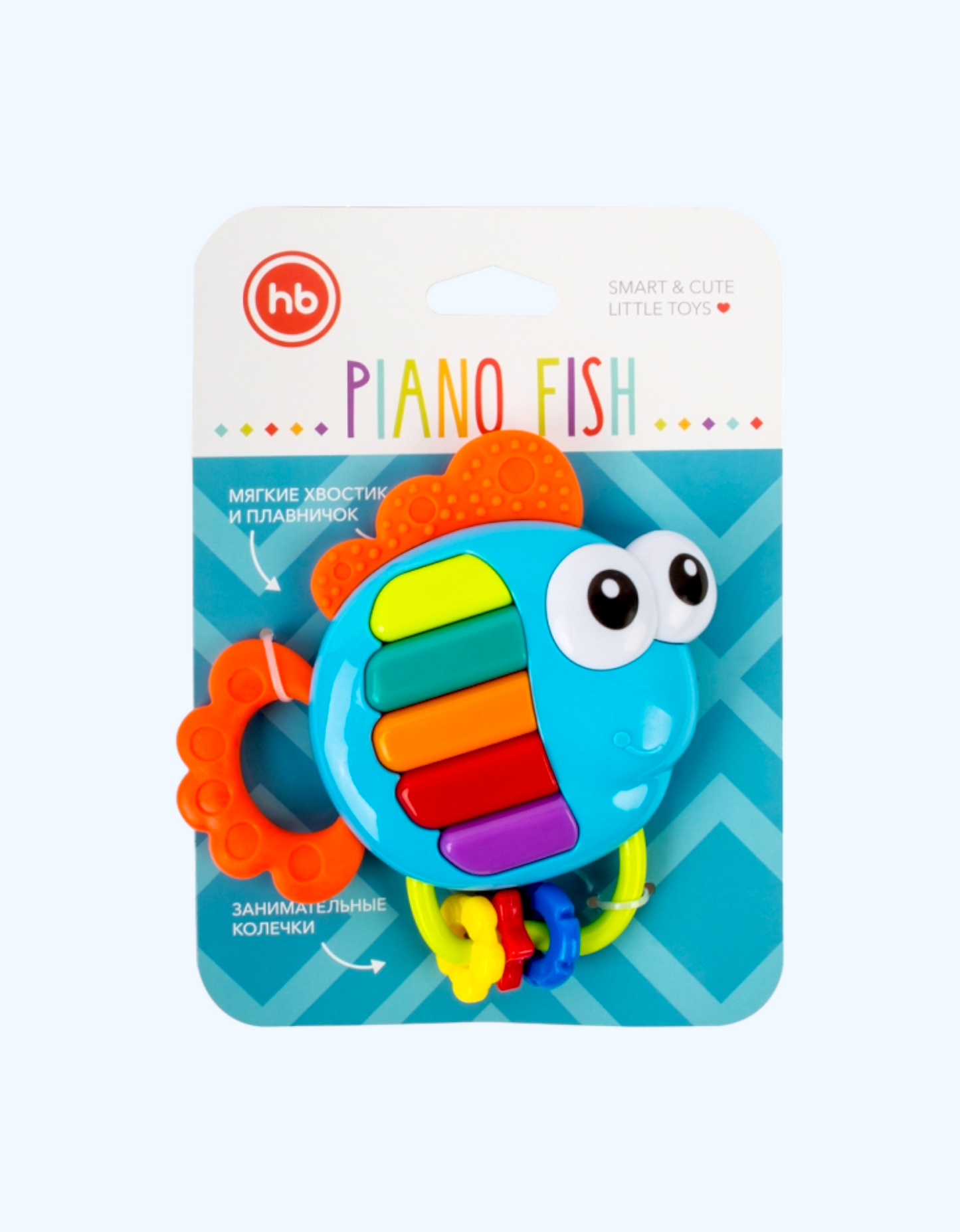 Happy Baby Музыкальная игрушка "PIANO FISH", 3+ мес.