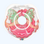 Roxy Kids Надувной круг на шею двухкамерный для купания малышей "Flipper", 0+ мес.