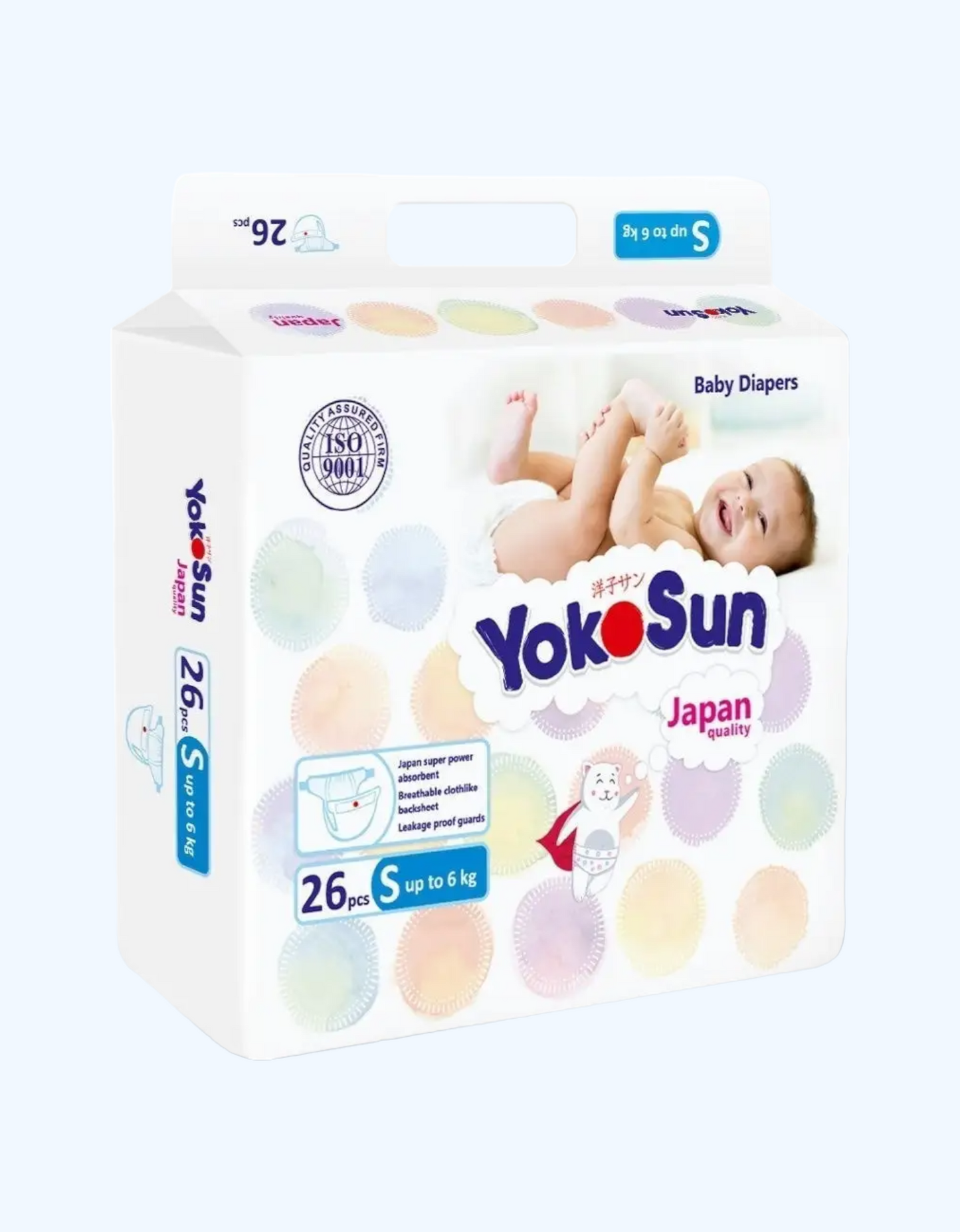 YokoSun tagliklari Comfort S (6 kg gacha) 26 dona