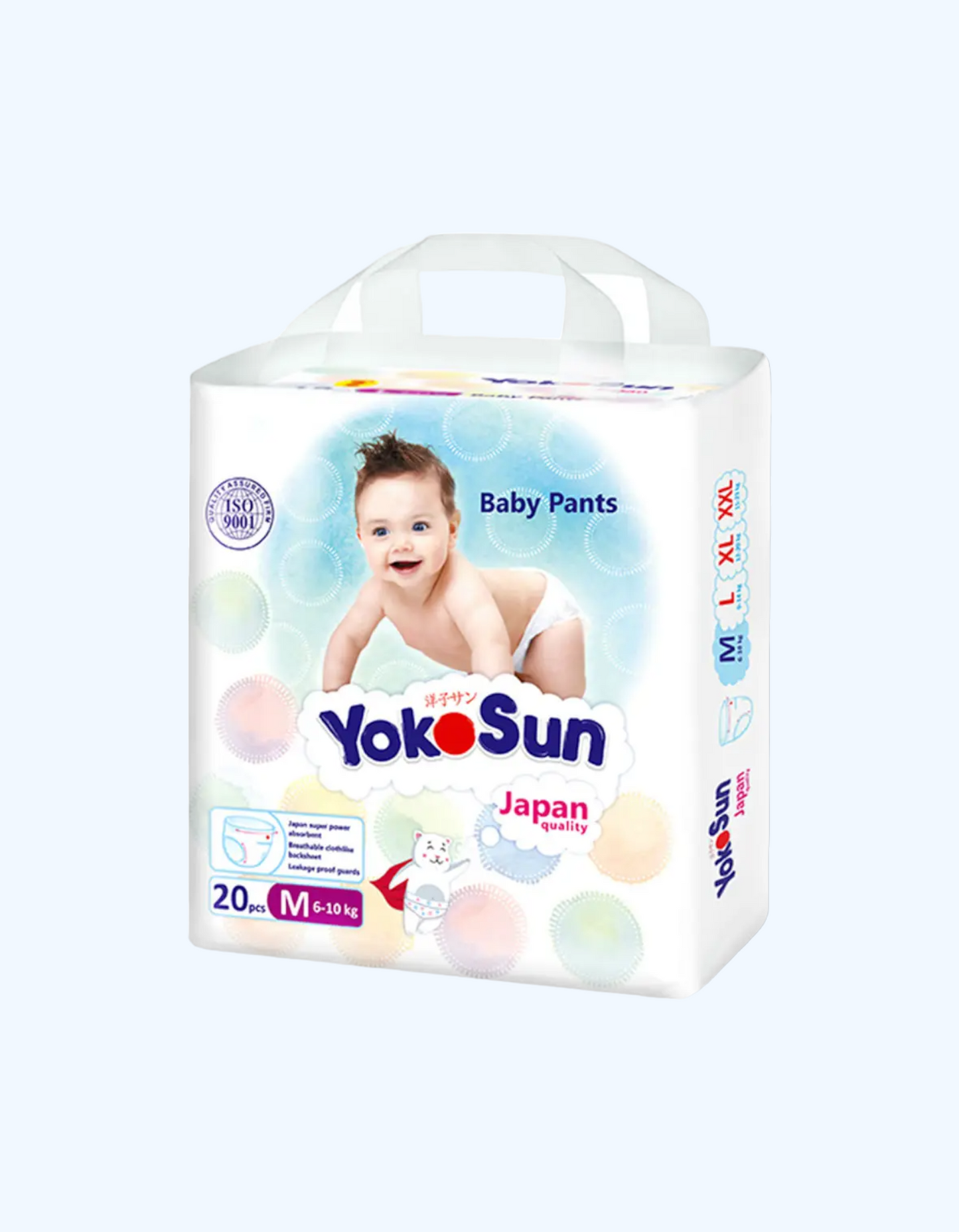 YokoSun tagliklari-panties Comfort M (6-10 kg) 20 dona