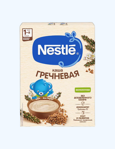 Nestle bo'tqasi, sutsiz, hipoalerjenik, grechka, 200 g