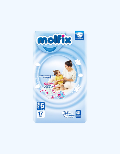 Molfix Panties ECO No. 6 (15+ kg), 17 dona.