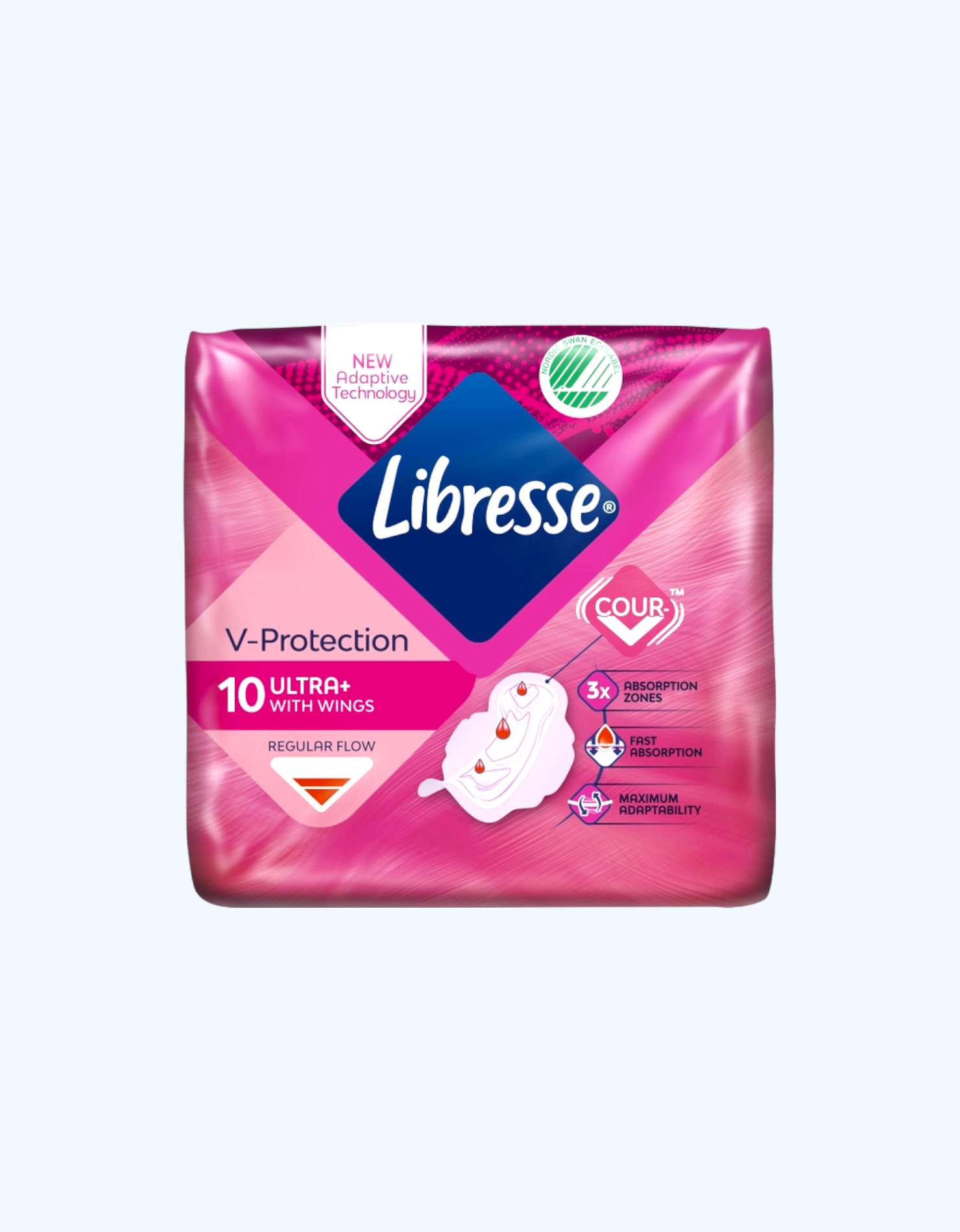 Ultra Normal Libresse Ultra Normal Soft Гигиенические прокладки, 4 капли, 10 шт – Chado