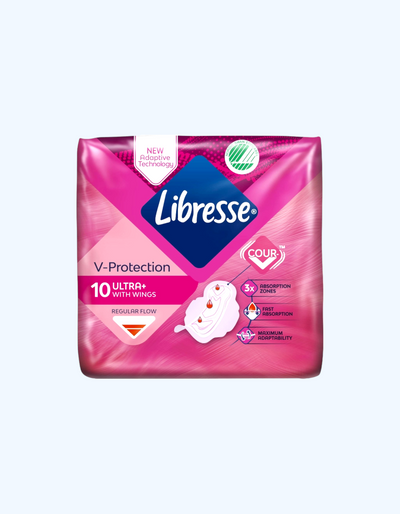 Libresse Ultra Normal Soft Гигиенические прокладки, 4 капли, 10 шт