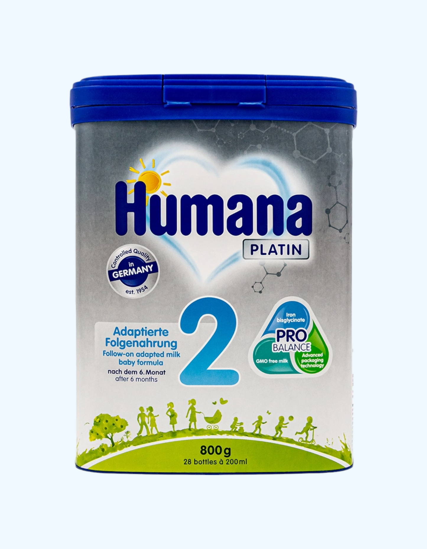 Humana Platin 2 Formula, sut, tezkor, 6-12 oy, 350 gr