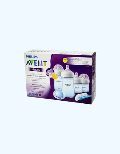 Avent Natural Response Набор для кормления новорожденных, 4 бутылочки + пустышка + щетка