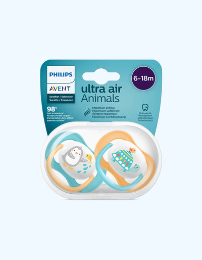 Avent Пустышки серии Ultra Air, 6-18 мес.