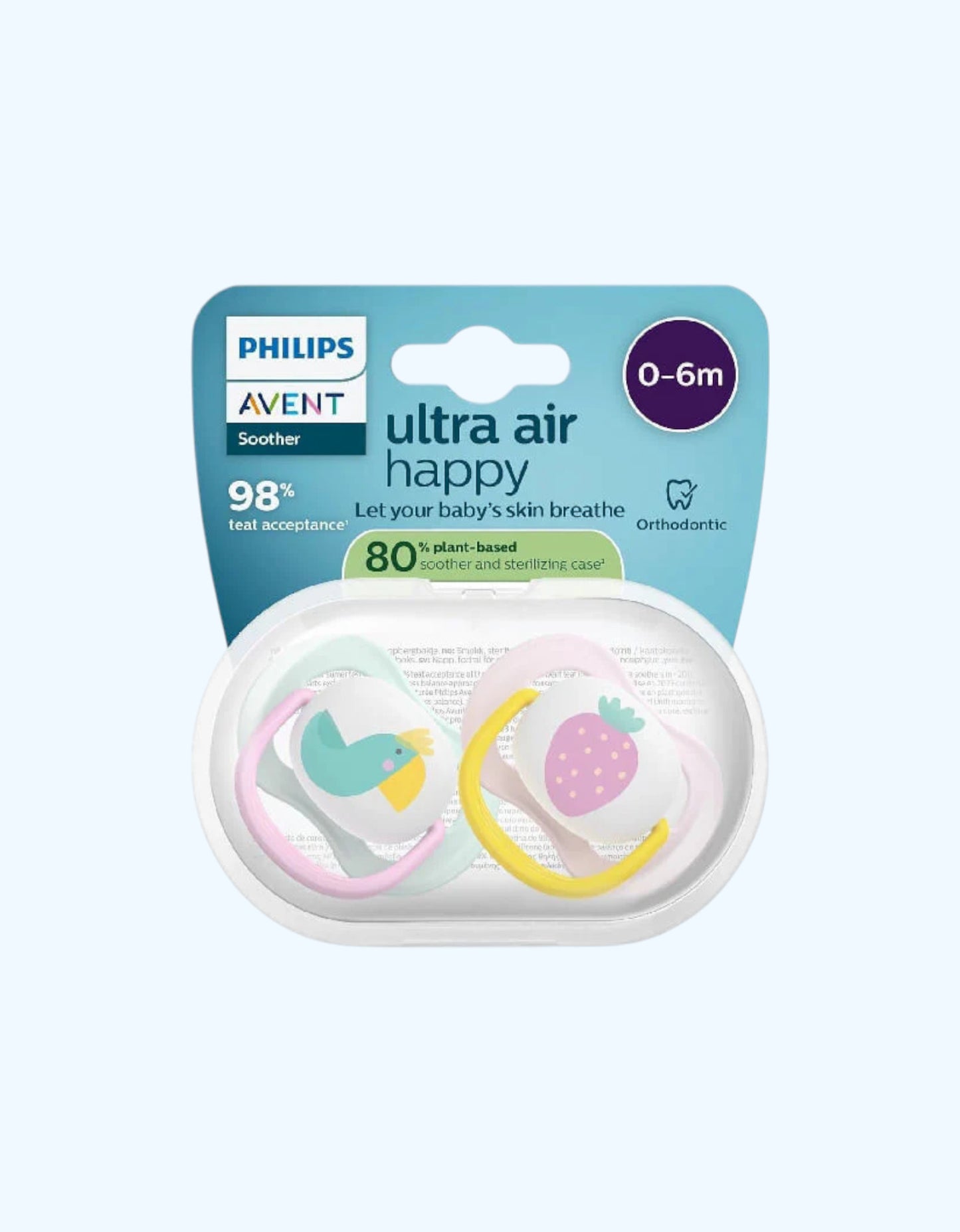 Avent Пустышки серии Ultra Air, 0-6 мес.