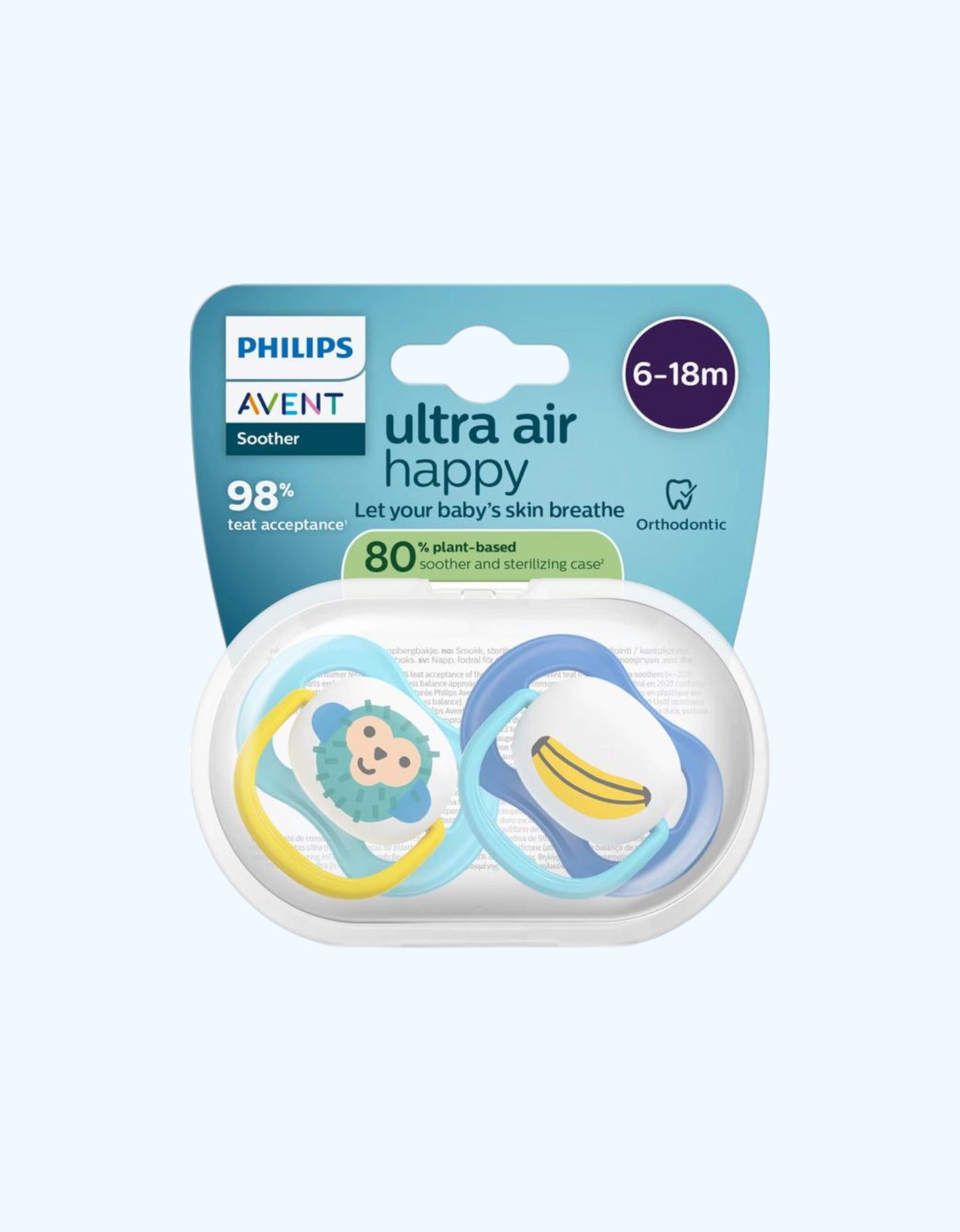 Avent Пустышки серии Ultra Air, 6-18 мес.