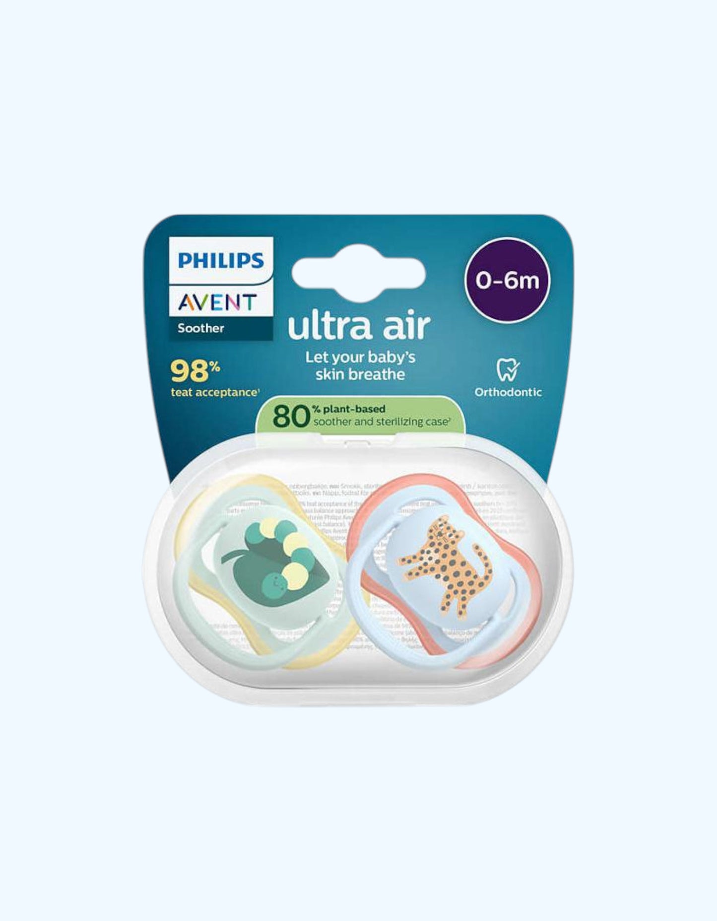 Avent Пустышки серии Ultra Air, 0-6 мес.