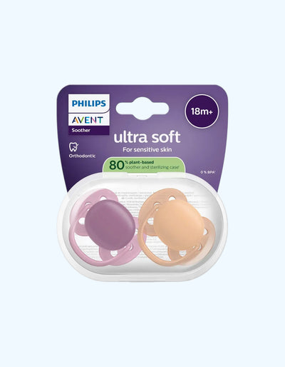 Avent Пустышки серии Ultra Soft, 18+ мес.