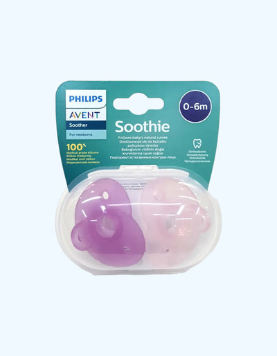Avent Пустышки серии Soothie, 0-6 мес.