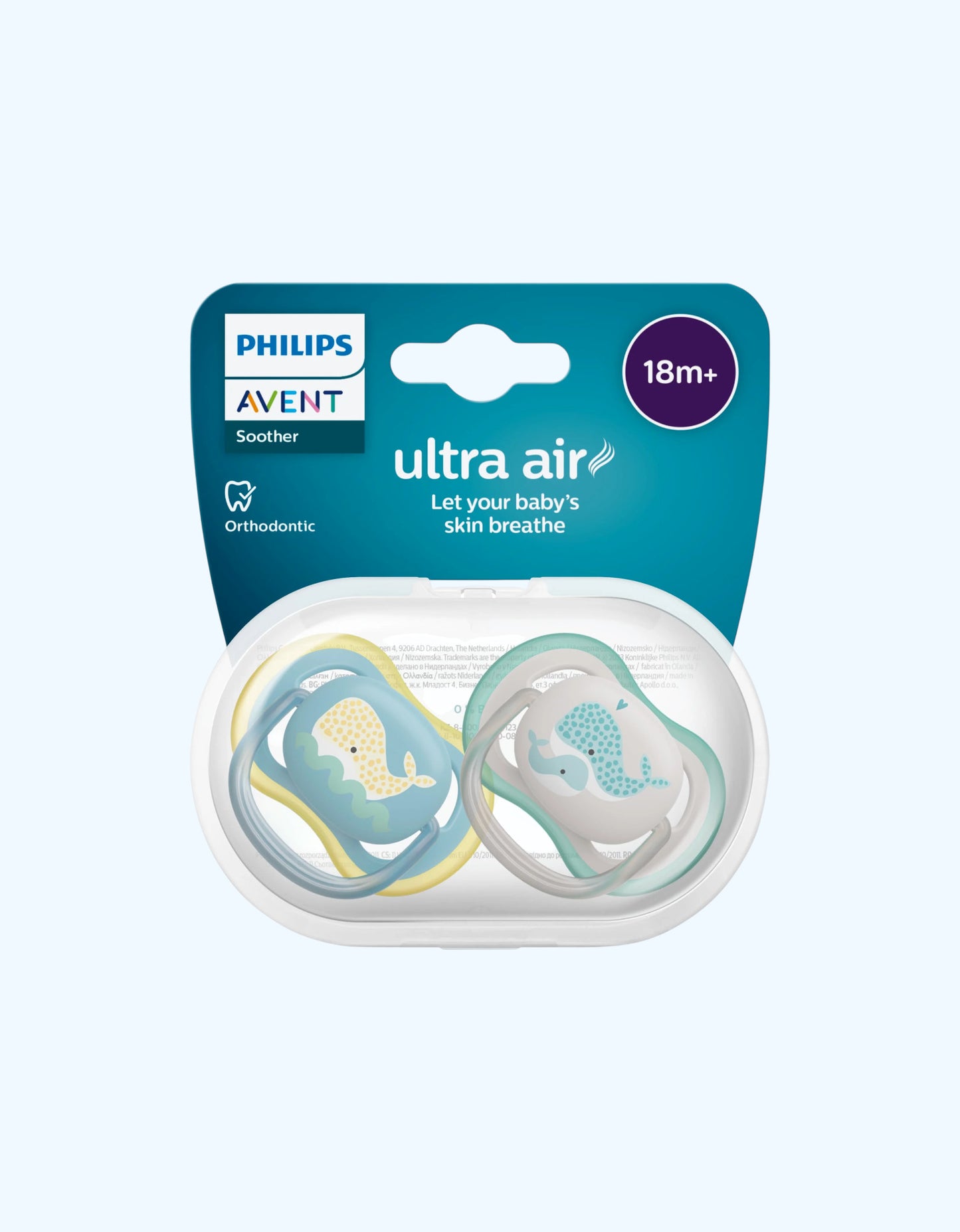 Avent Пустышки серии Ultra Air, 18+ мес.