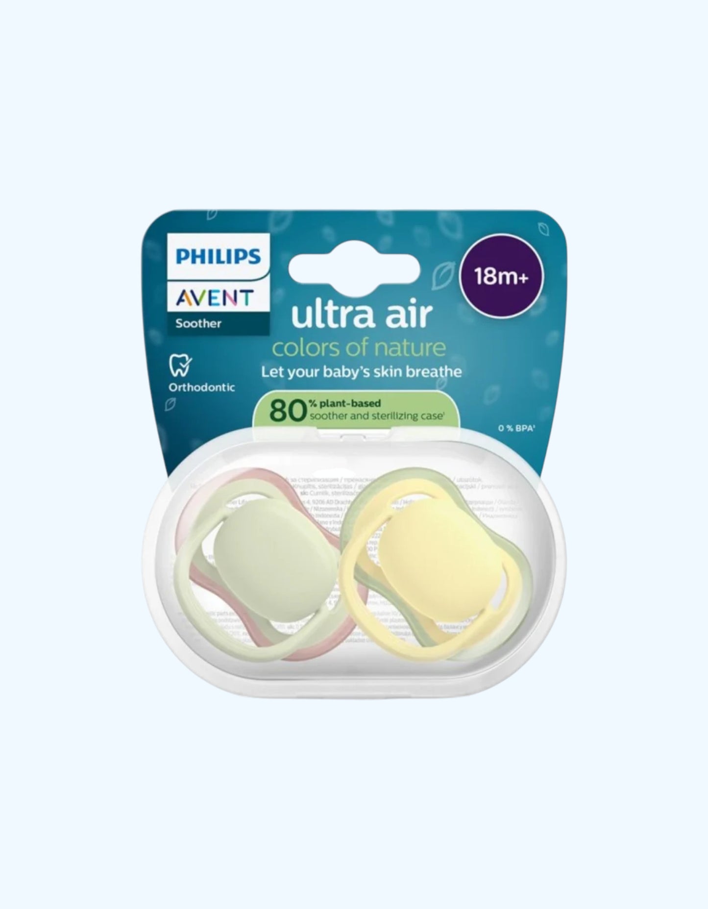 Avent Пустышки серии Ultra Air, 18+ мес.