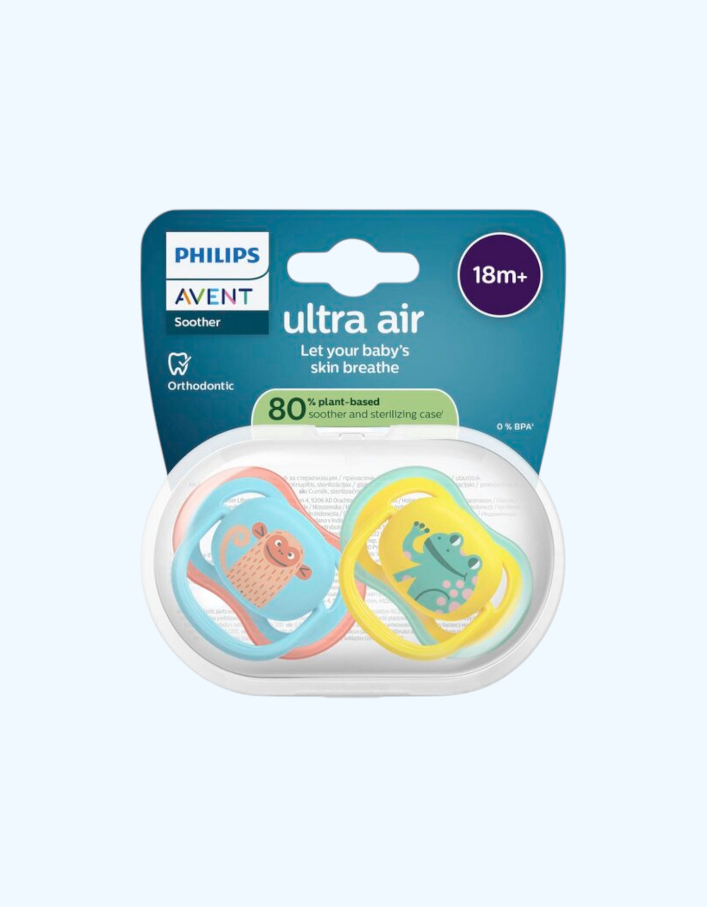 Avent Пустышки серии Ultra Air, 18+ мес.