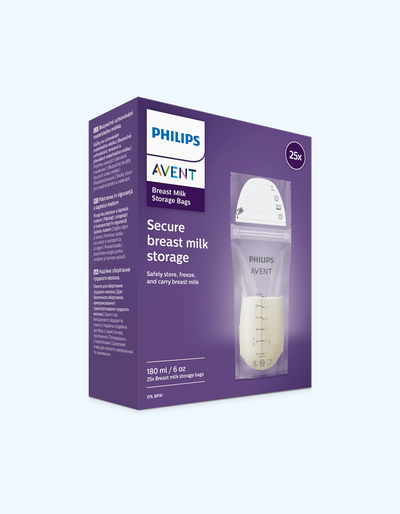 Avent Пакеты для хранения грудного молока, 25 шт., 180 мл