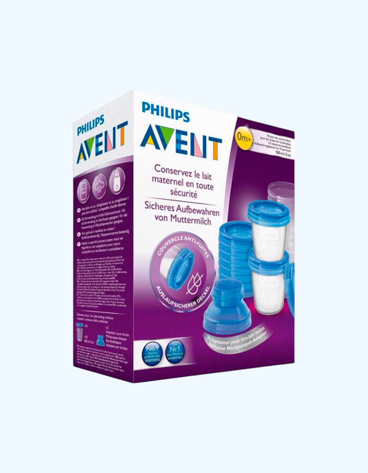 Avent Контейнеры для хранения грудного молока, 180 мл