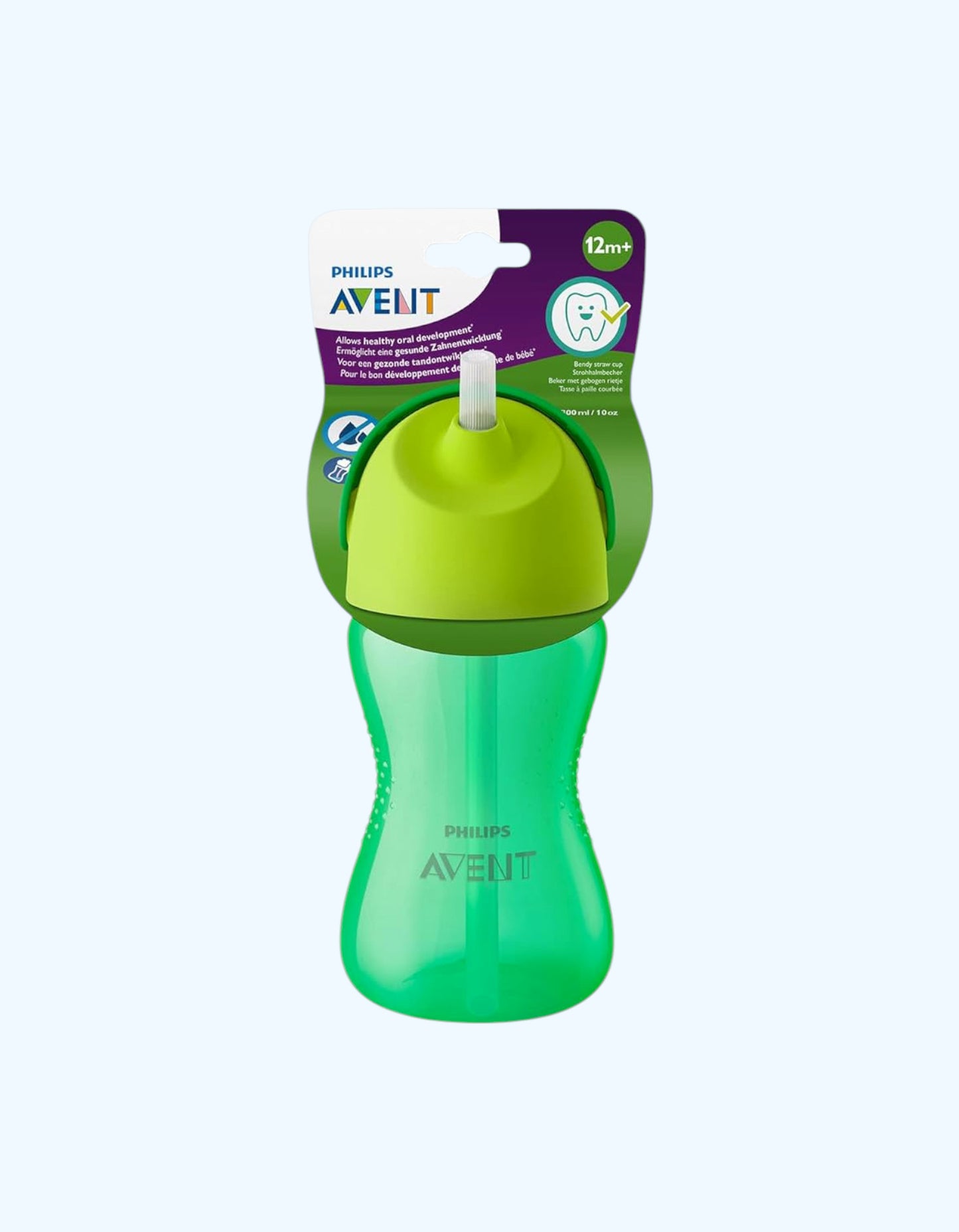 Avent Чашка с трубочкой, 12 мес. +, 300мл