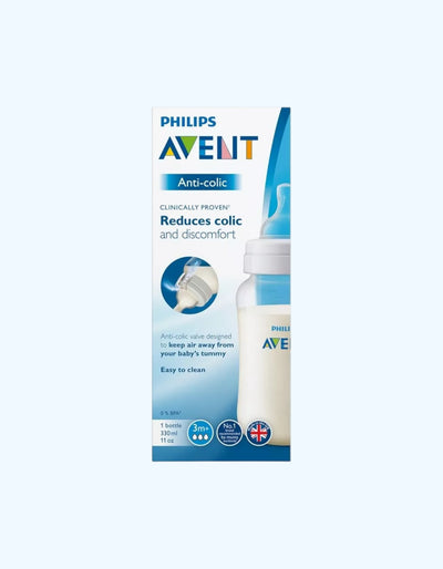 Avent Антиколиковая бутылочка, средний поток, 3+ мес., 330 мл
