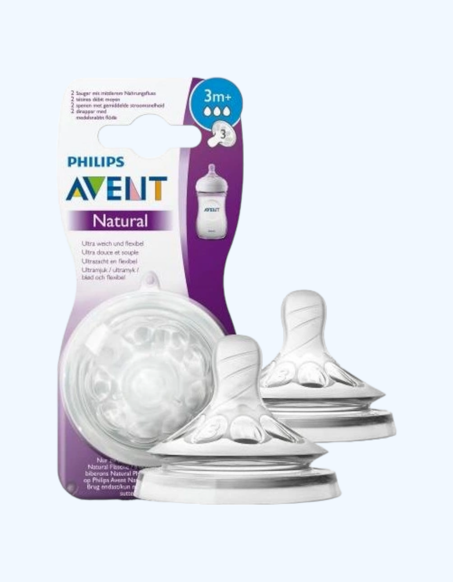 Avent Соска Natural, 3+ мес.