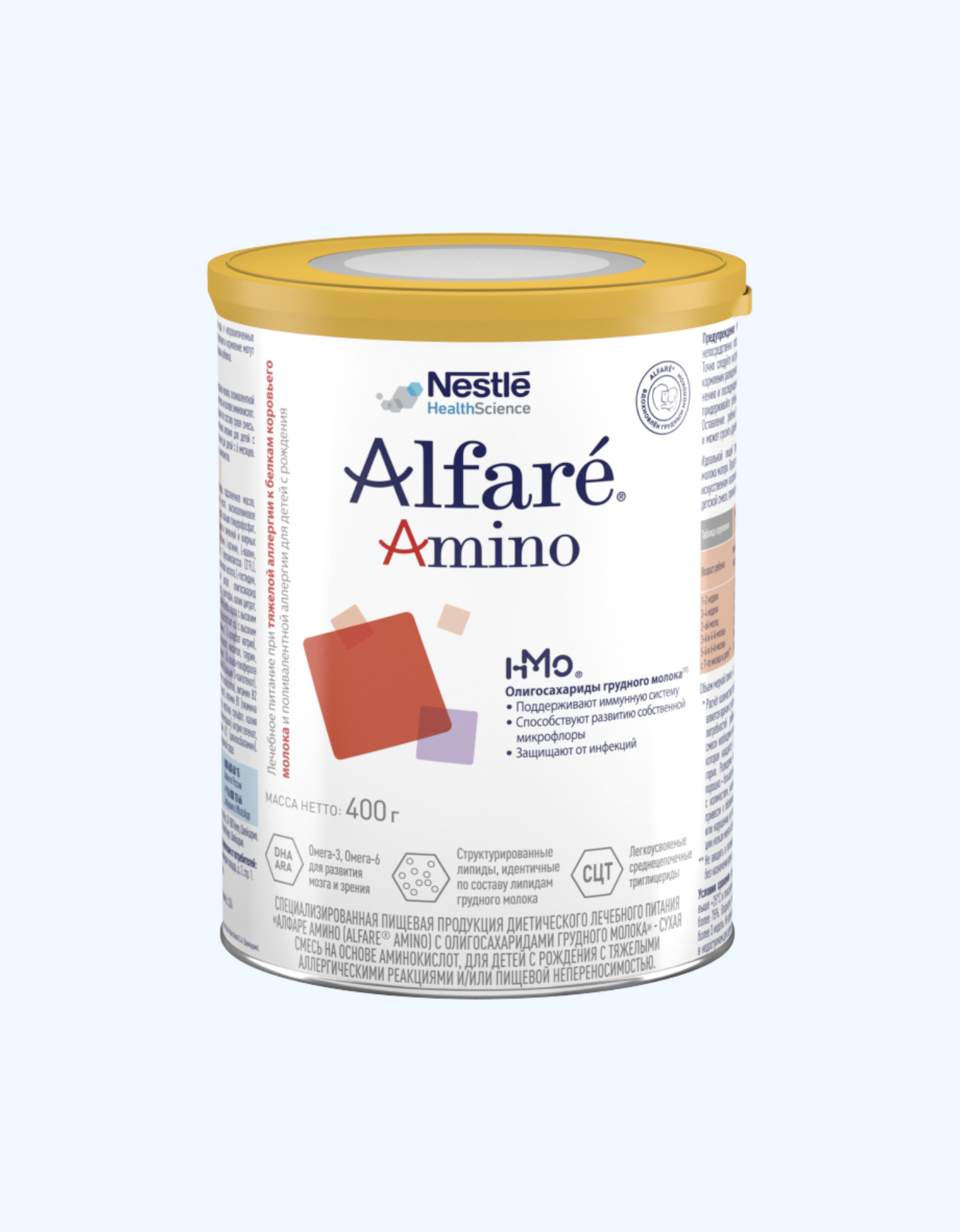 Nestle Alfare Amino лечебная смесь, 0+ мес., 400г