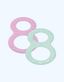 Tish go'shti uchun Nuk Teether "8" shakli, 0+, 2 dona