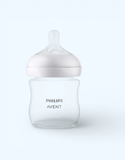 Avent Natural Response Детская бутылочка, стеклянная, медленный поток, 0-3 мес., 120 мл