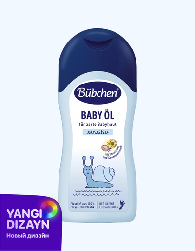 Chaqaloqlar uchun Bubchen Oil, 0+ oy, 200 ml