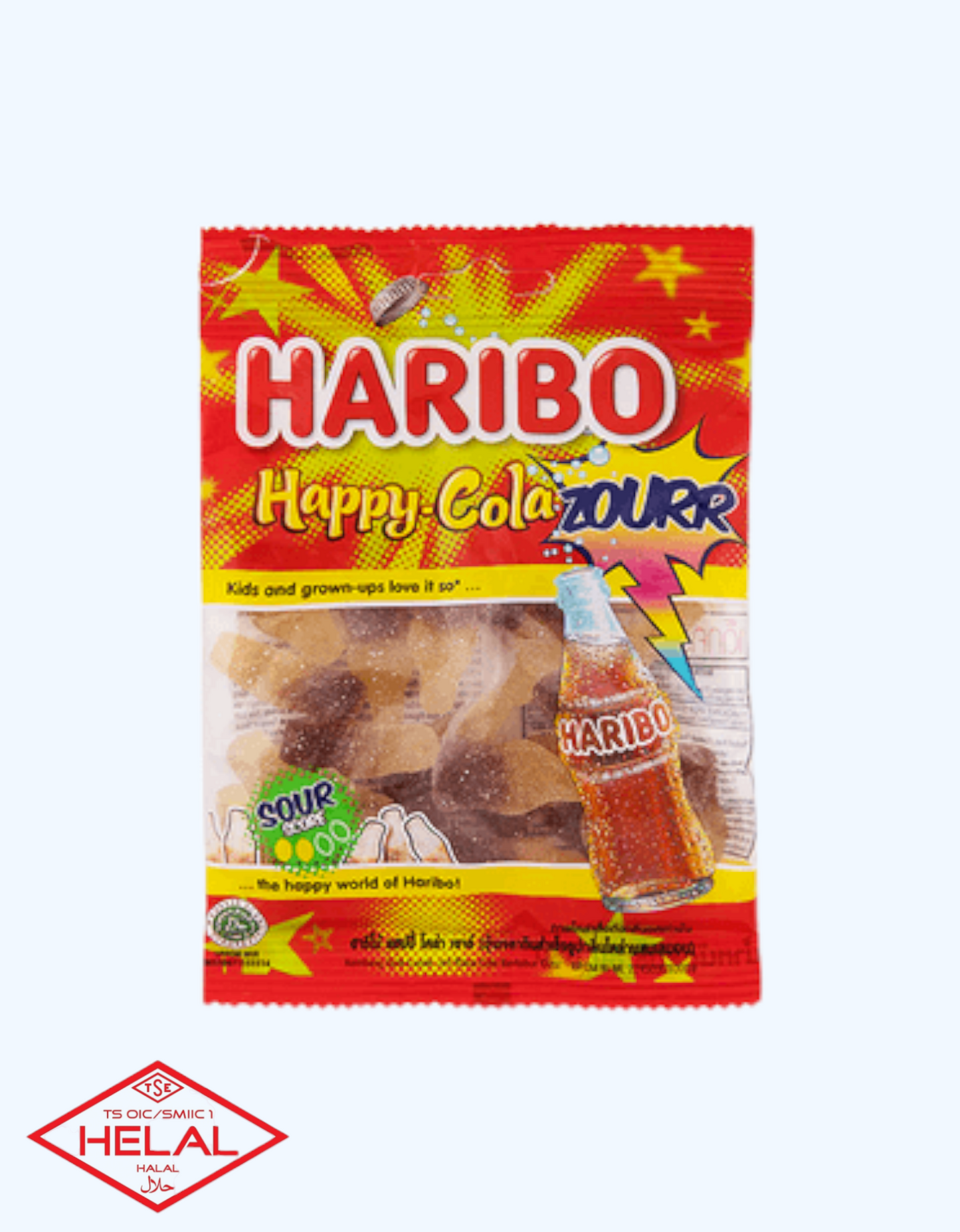 Haribo Жевательный мармелад "Cola Zourr", 80 г