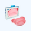 Canpol Babies силиконовая тарелка на присоске, с тремя секциями, без BPA, 6+ мес.