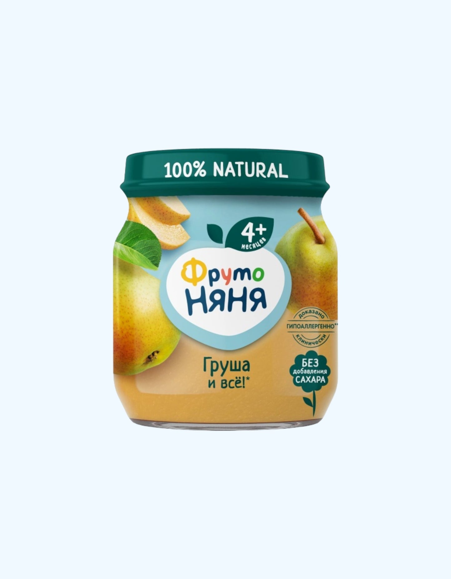 ФрутоНяня Пюре, груша, 4+ мес., 100 г