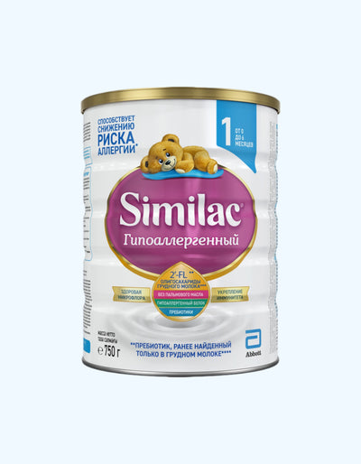 Similac 1 Гипоаллергенный, сухая смесь, 0-6 мес., 375/750 г