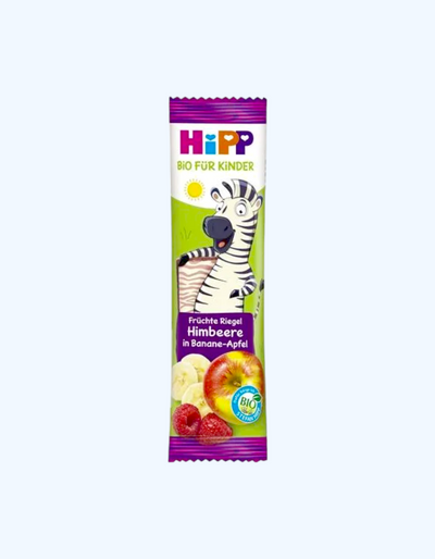 HiPP Фруктово-злаковый батончик, малина, банан, яблоко, 23 г