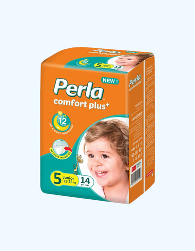 Perla 5 Подгузники, Eco Junior, 11-25 кг, 14 шт