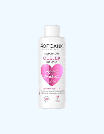 4organic Mama Hатуральное масло для тела от растяжек, 125 мл
