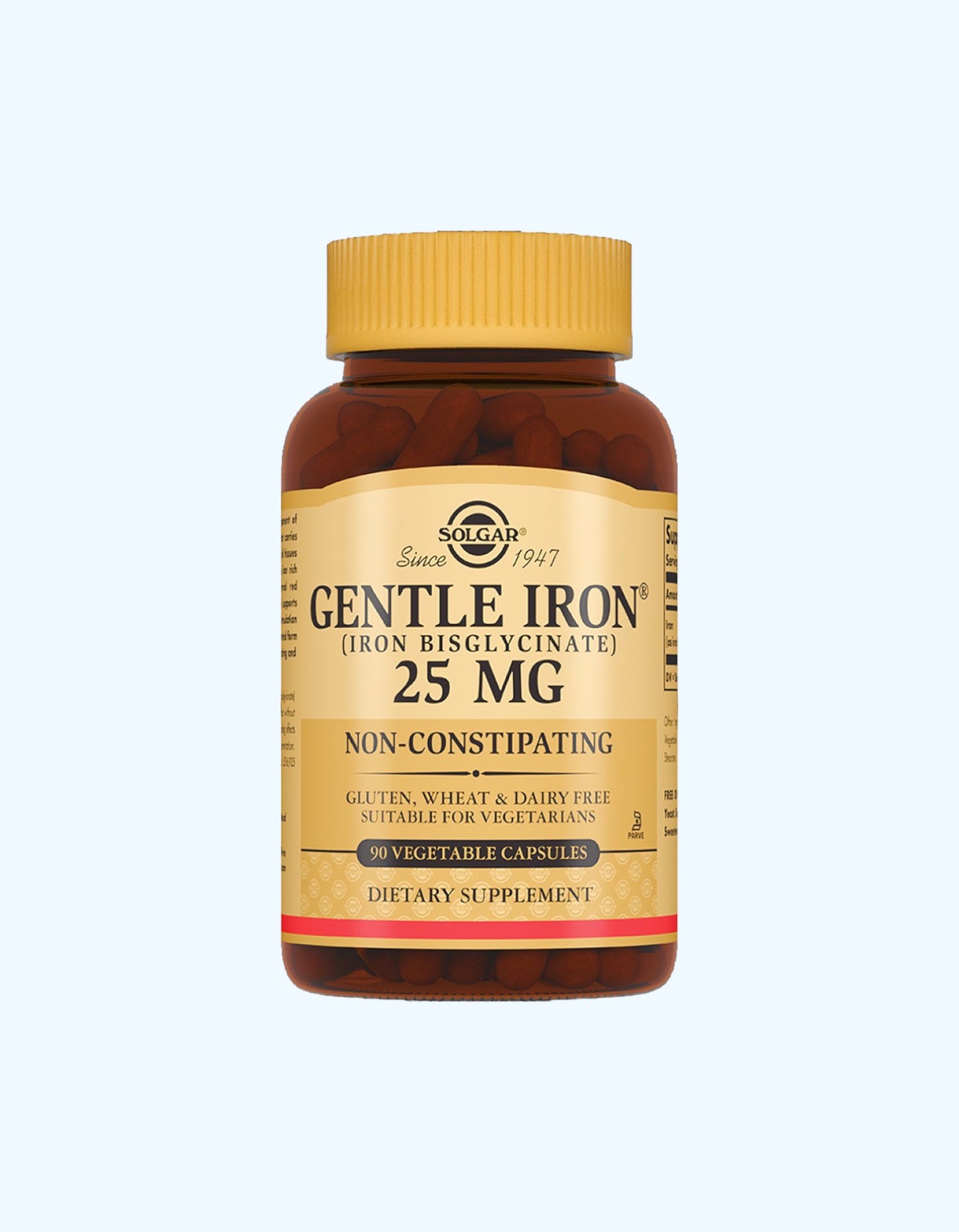 Solgar Легкодоступное железо "Gentle Iron", 90 капсул