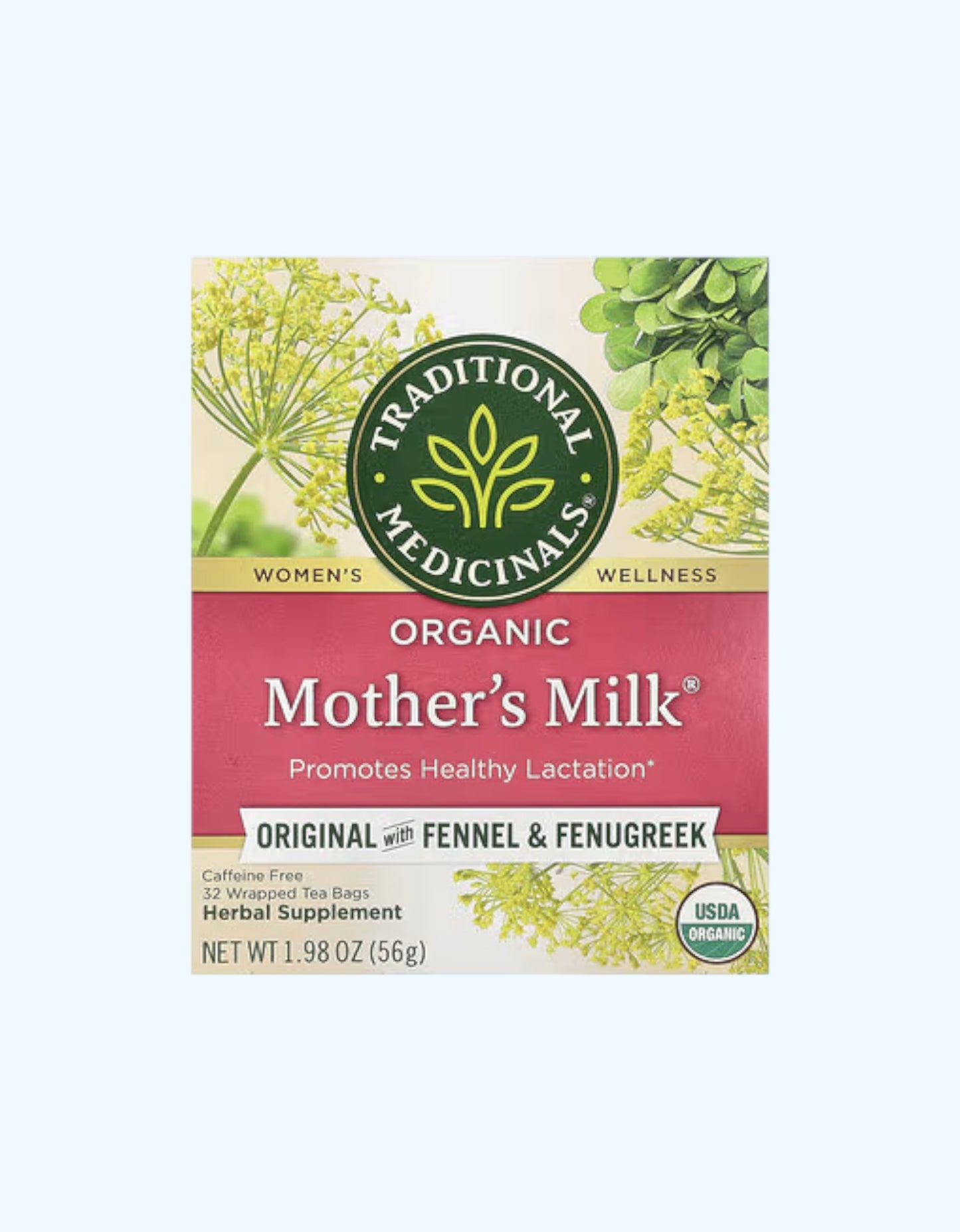 Traditional Medicinals Чай для здоровой лактации, с фенхелем и пажитником