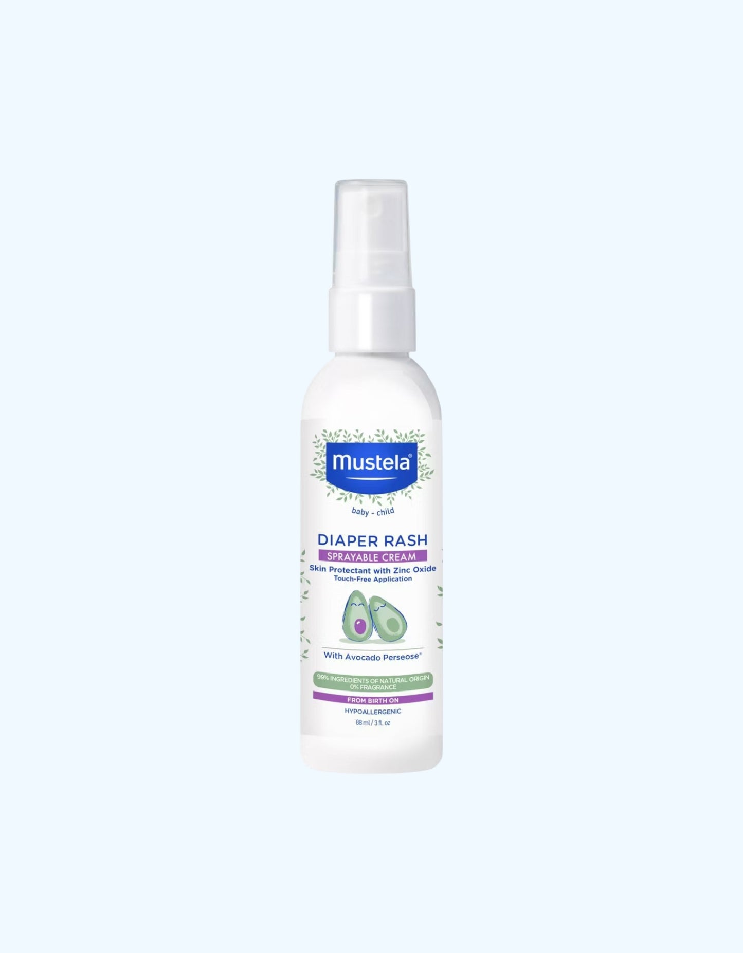 Mustela Крем под подгузник, 0+ мес., 88 мл