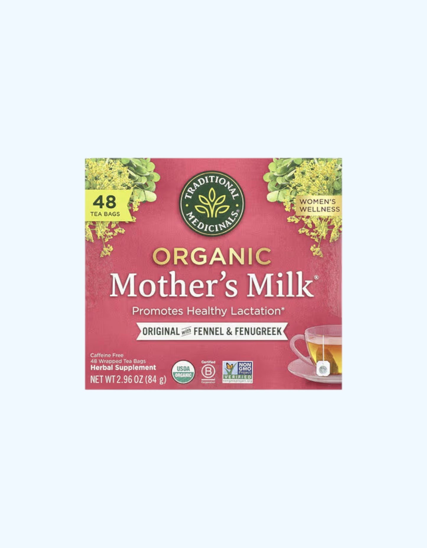 Traditional Medicinals Чай для здоровой лактации, с фенхелем и пажитником